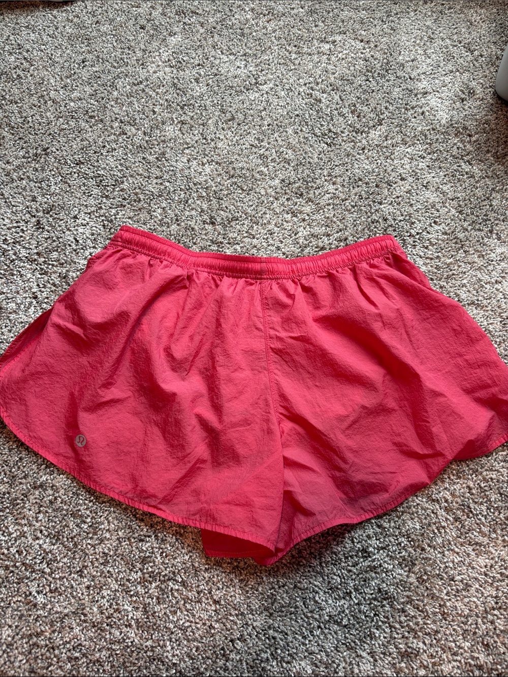 lululemon athletica Coral-Pink Athletic Shorts 2.5”